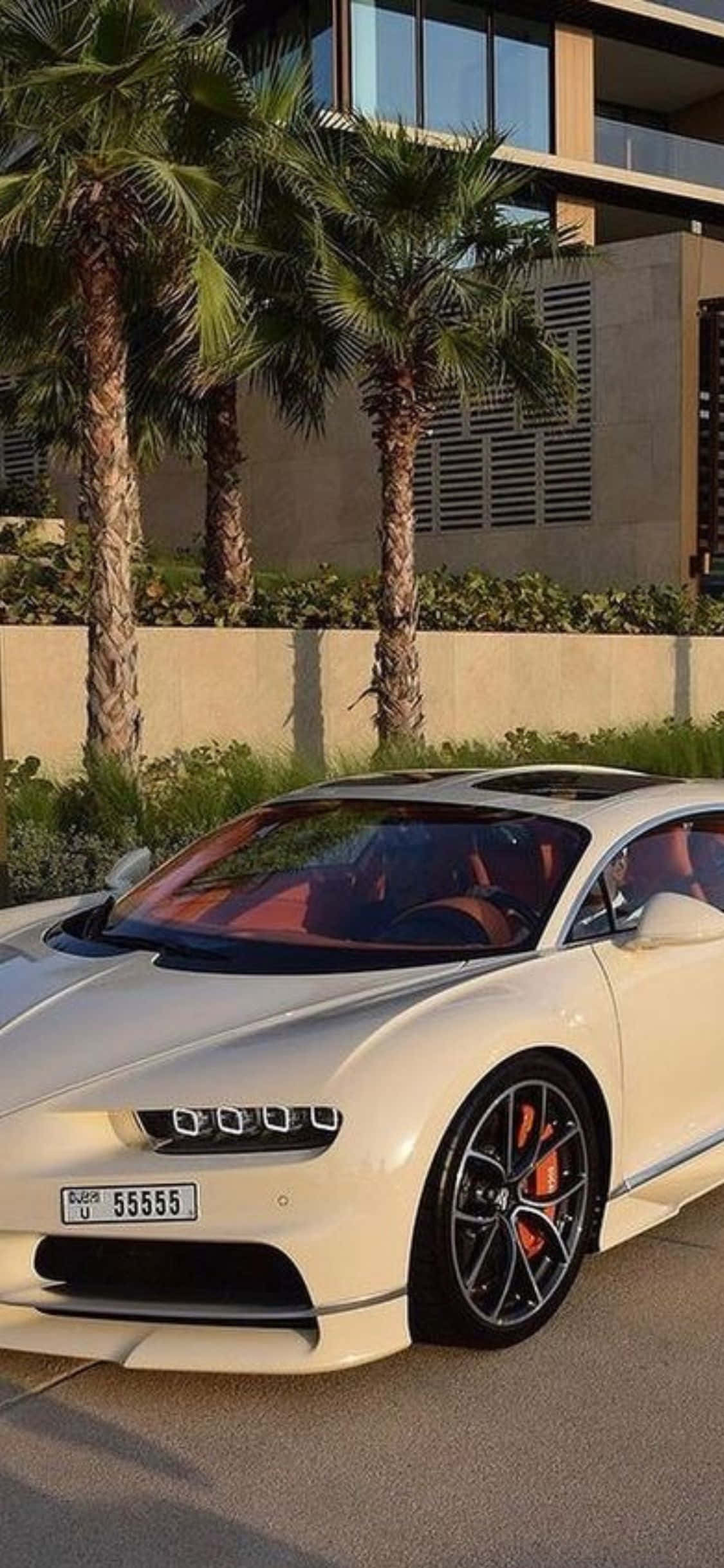 Ufanisi wa Luks: iPhone XS na Bugatti Veyron, mchanganyiko kamili wa maisha ya luks Picha ya Ukuta