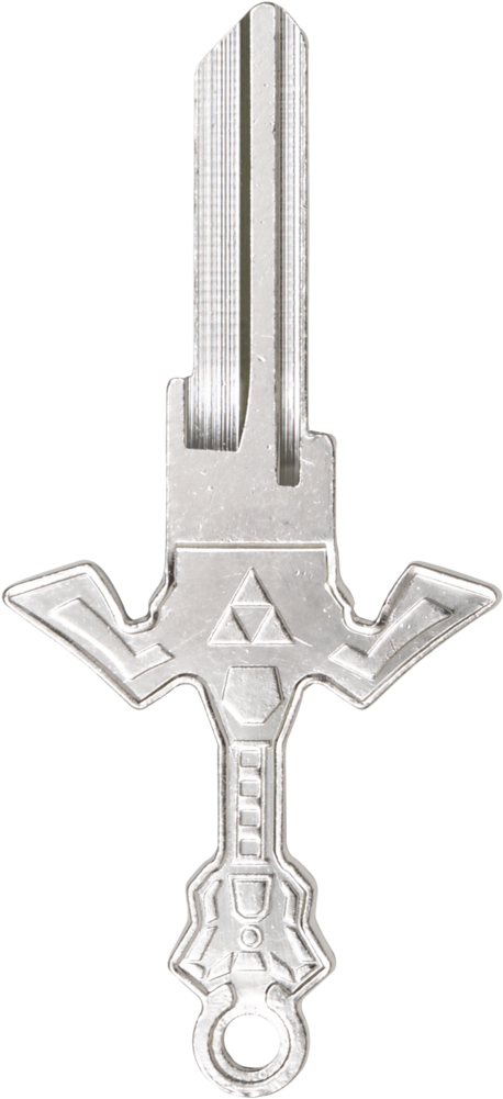 Ufunguo wa Kipekee wenye Umbo la Upanga Picha ya Ukuta