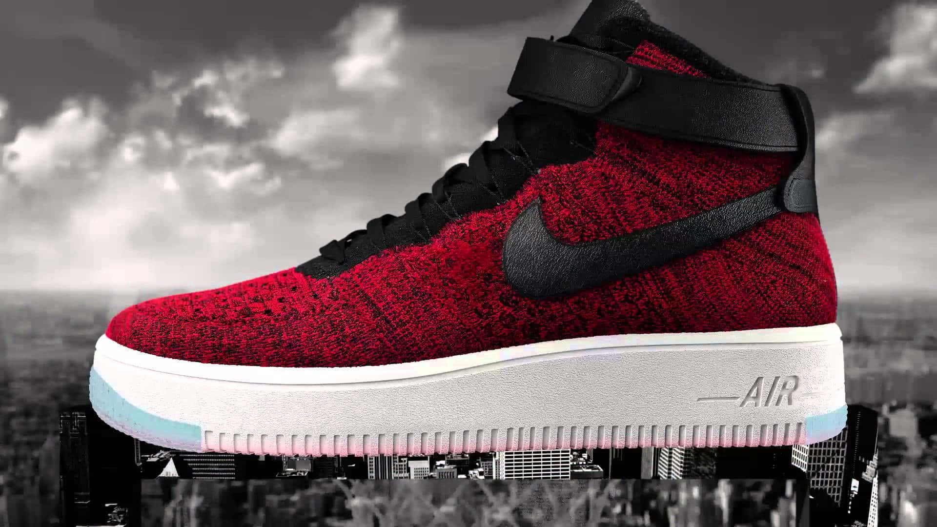 Uhamasisha Mtindo Wako na Nike AF1 Sneakers Picha ya Ukuta
