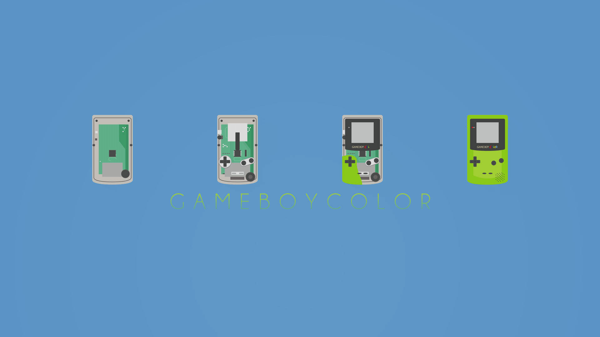 Ujenzi wa Hatua kwa Hatua wa Game Boy Color Picha ya Ukuta