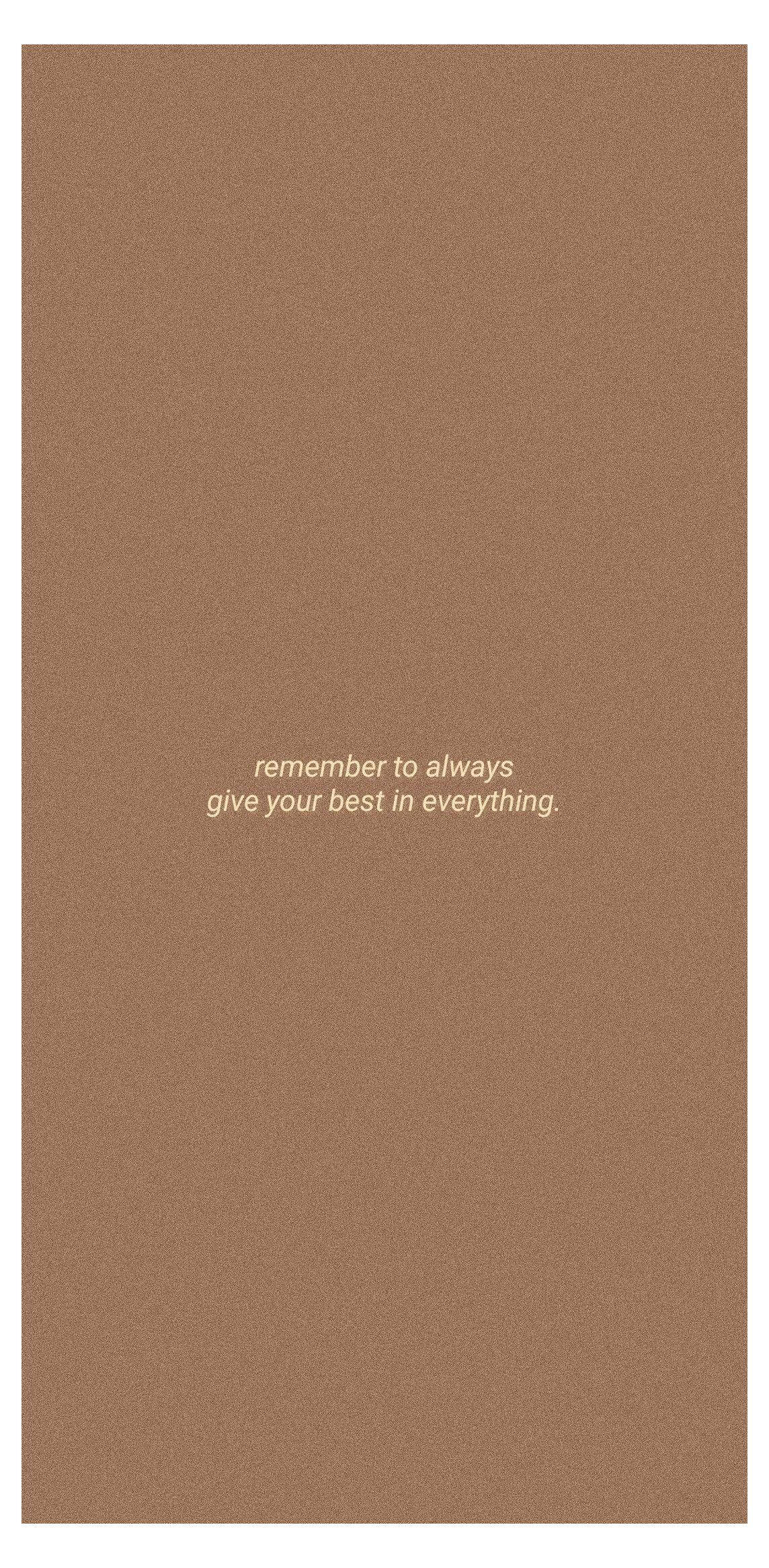 Ujumbe Juu ya Rangi ya Beige Brown Aesthetic Picha ya Ukuta