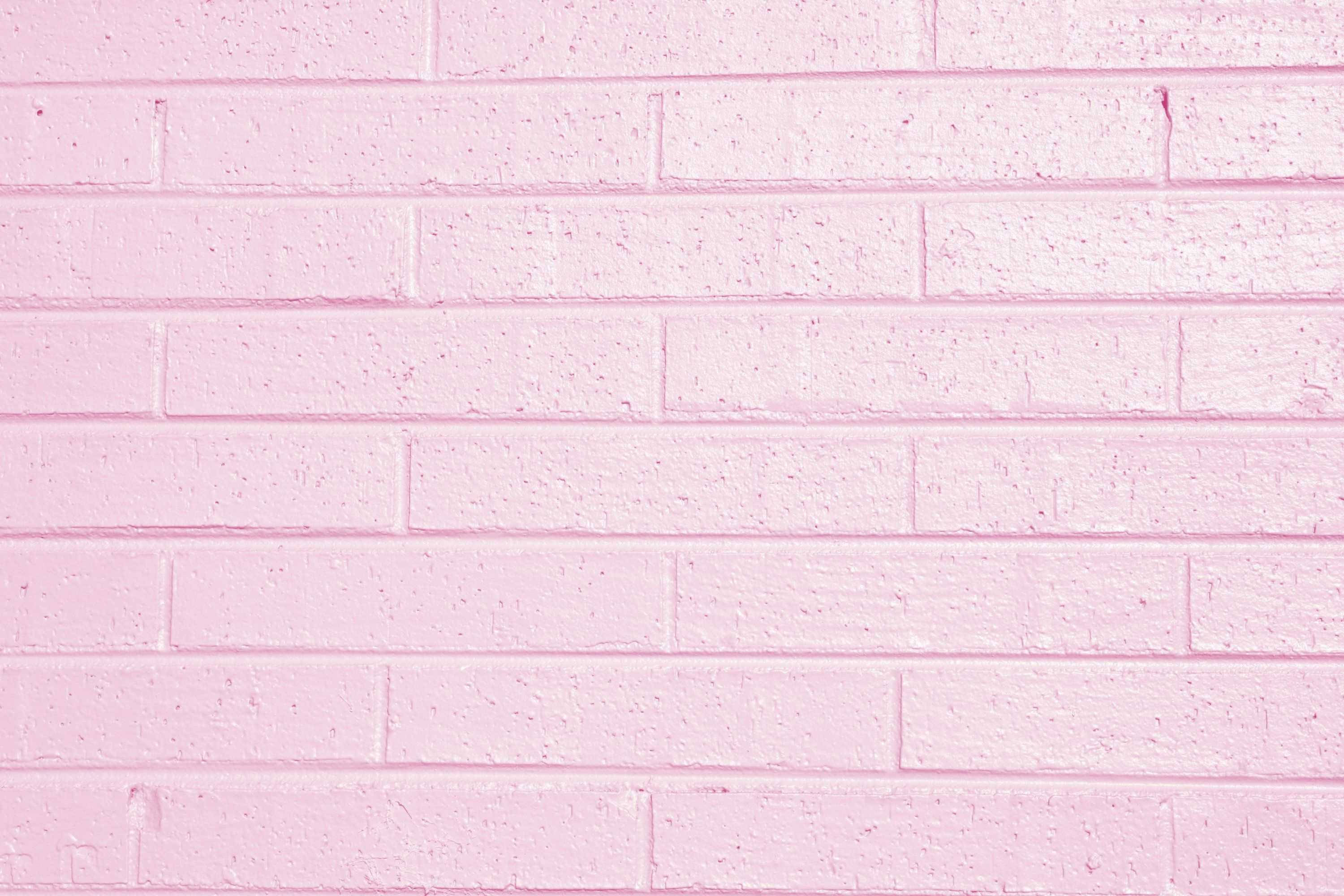 Ukuta wa Matofali wa Pink Aesthetic wa iPhone Picha ya Ukuta