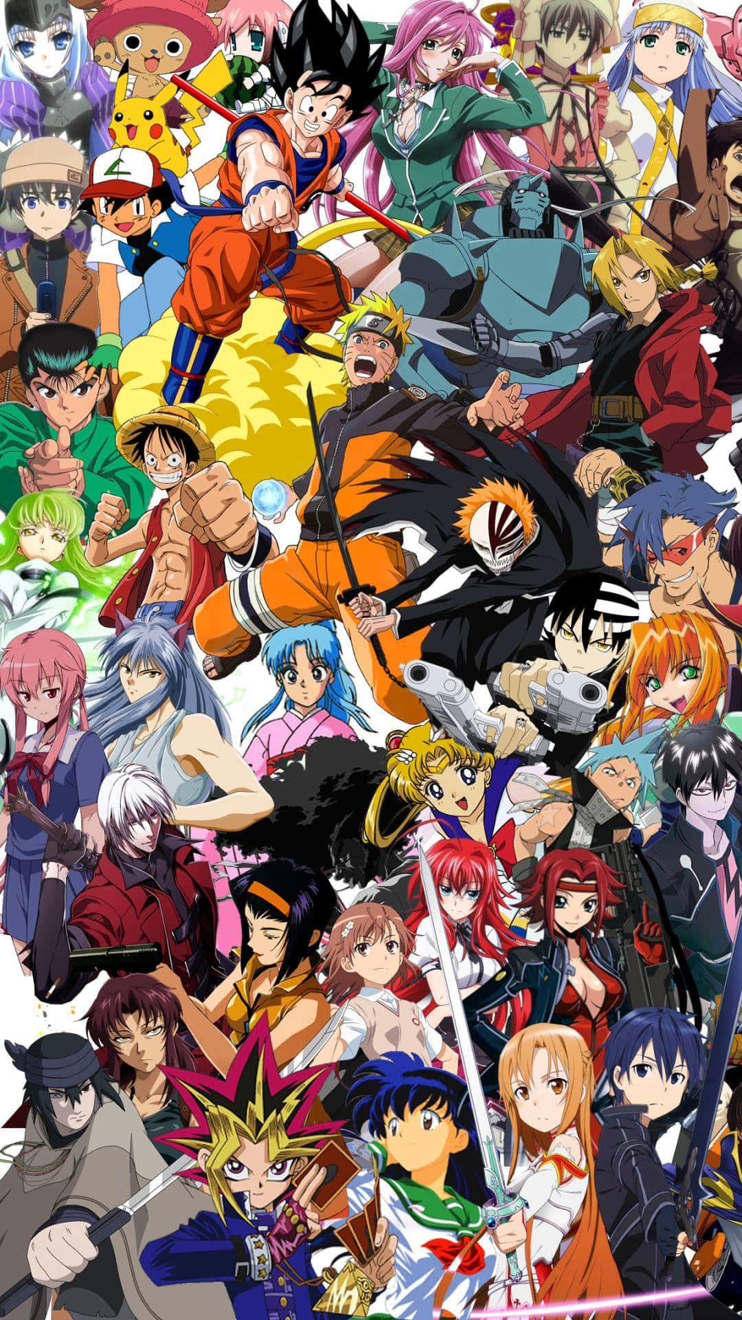 Ulimwengu wa anime umejaa wahusika mbalimbali na wenye kuvutia Picha ya Ukuta