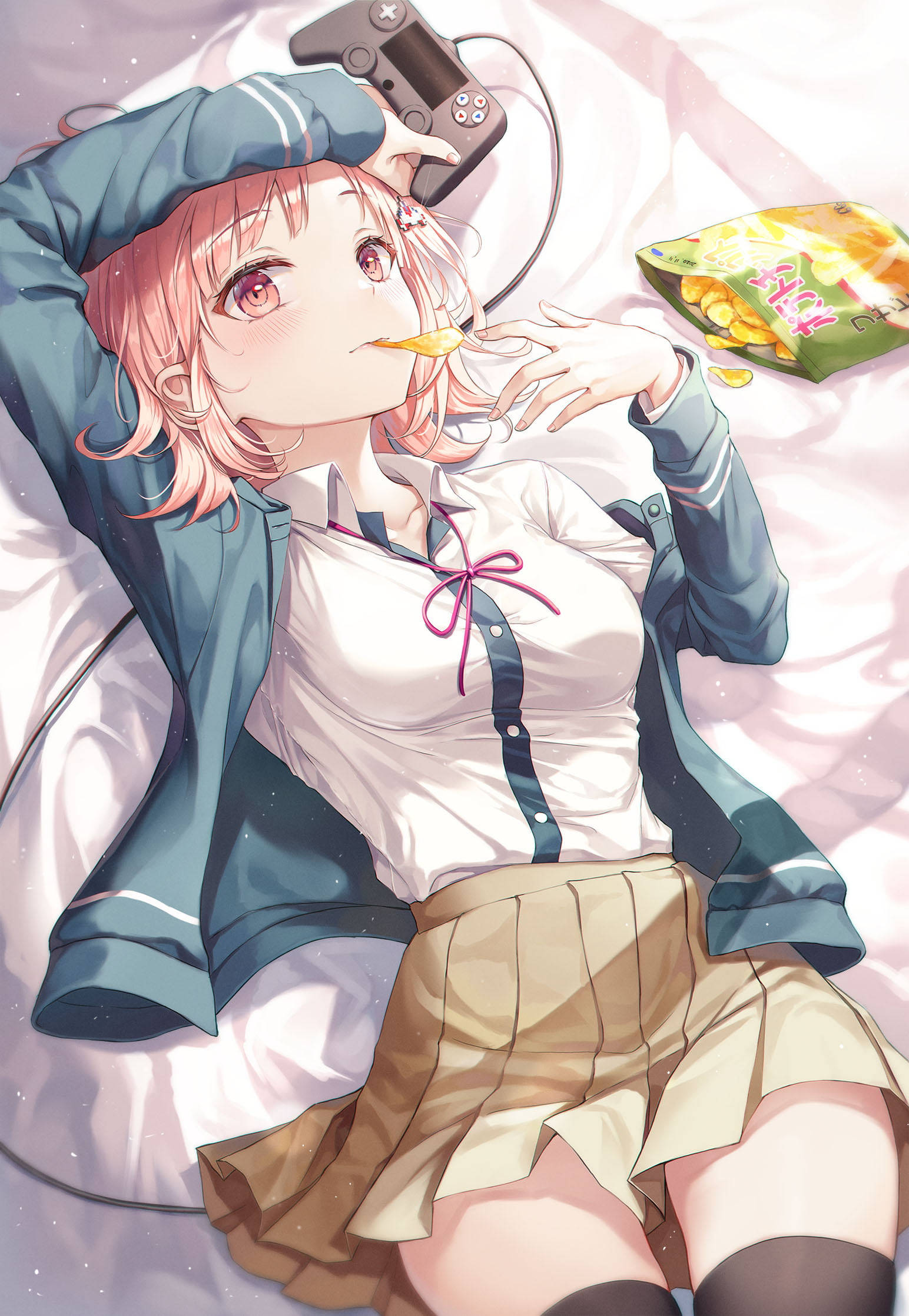 Ultimate Gamer Chiaki Nanami Picha ya Ukuta