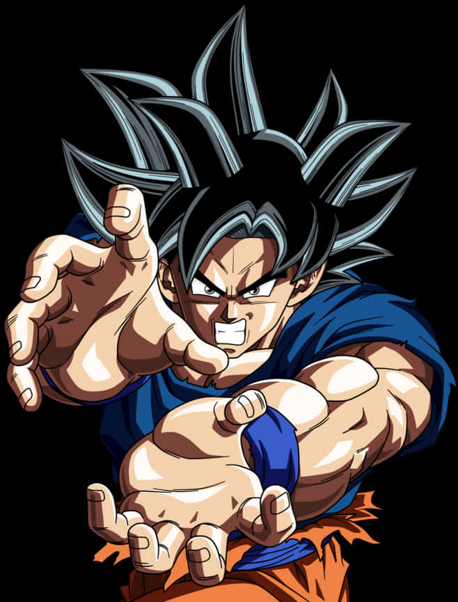 Ultra Instinct Goku Amri ya Kukabiliana Picha ya Ukuta