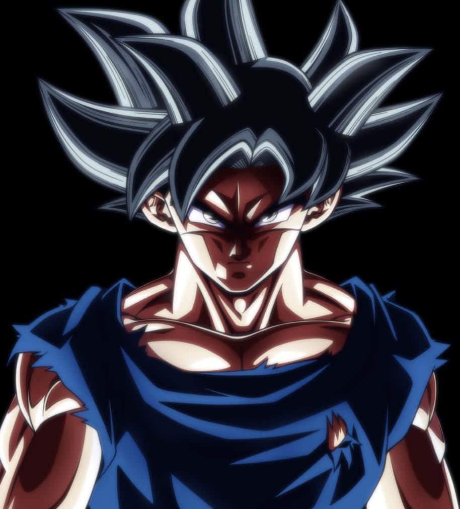 Ultra Instinct Goku Inayokota Kwa Nguvu Picha ya Ukuta