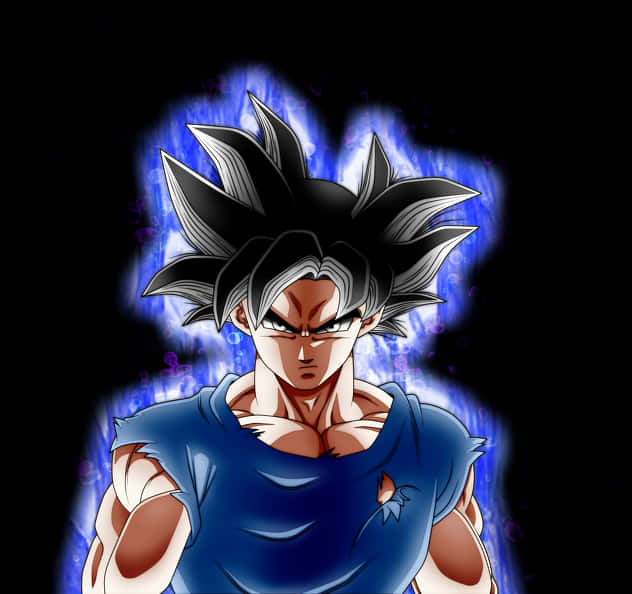 Ultra Instinct Goku Kukasirisha Nguvu Picha ya Ukuta