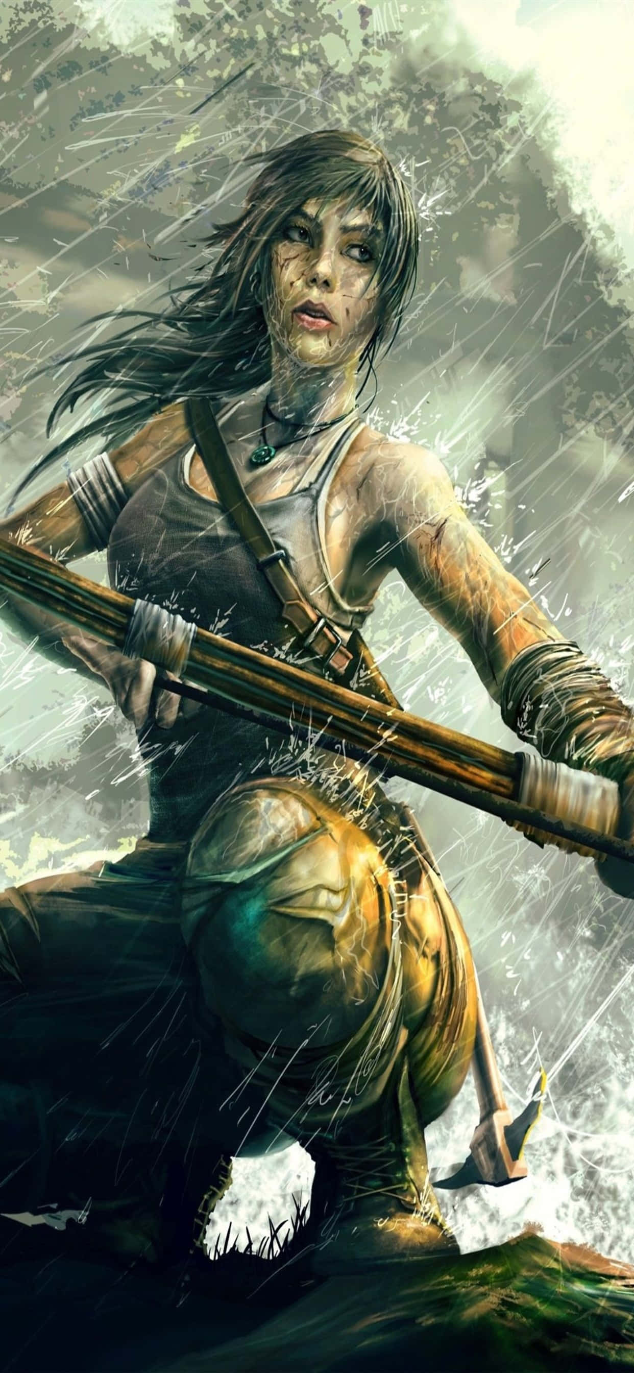 Uncover the mysteries of Lara Croft's thrilling adventure. Picha ya Ukuta
