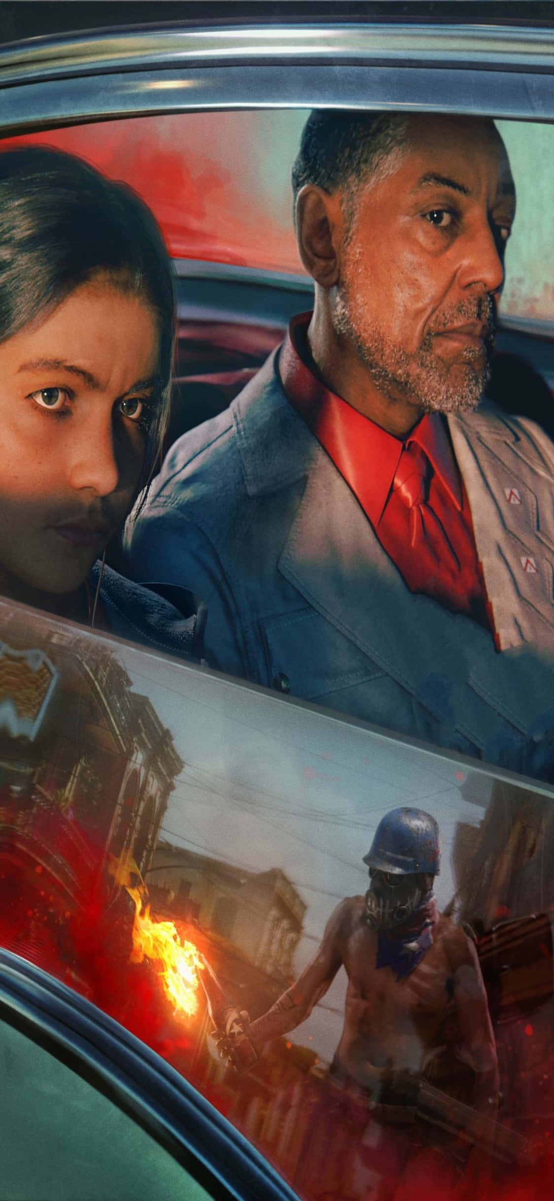 Unleash Fierce Fury with iPhone X and Far Cry 3 Picha ya Ukuta