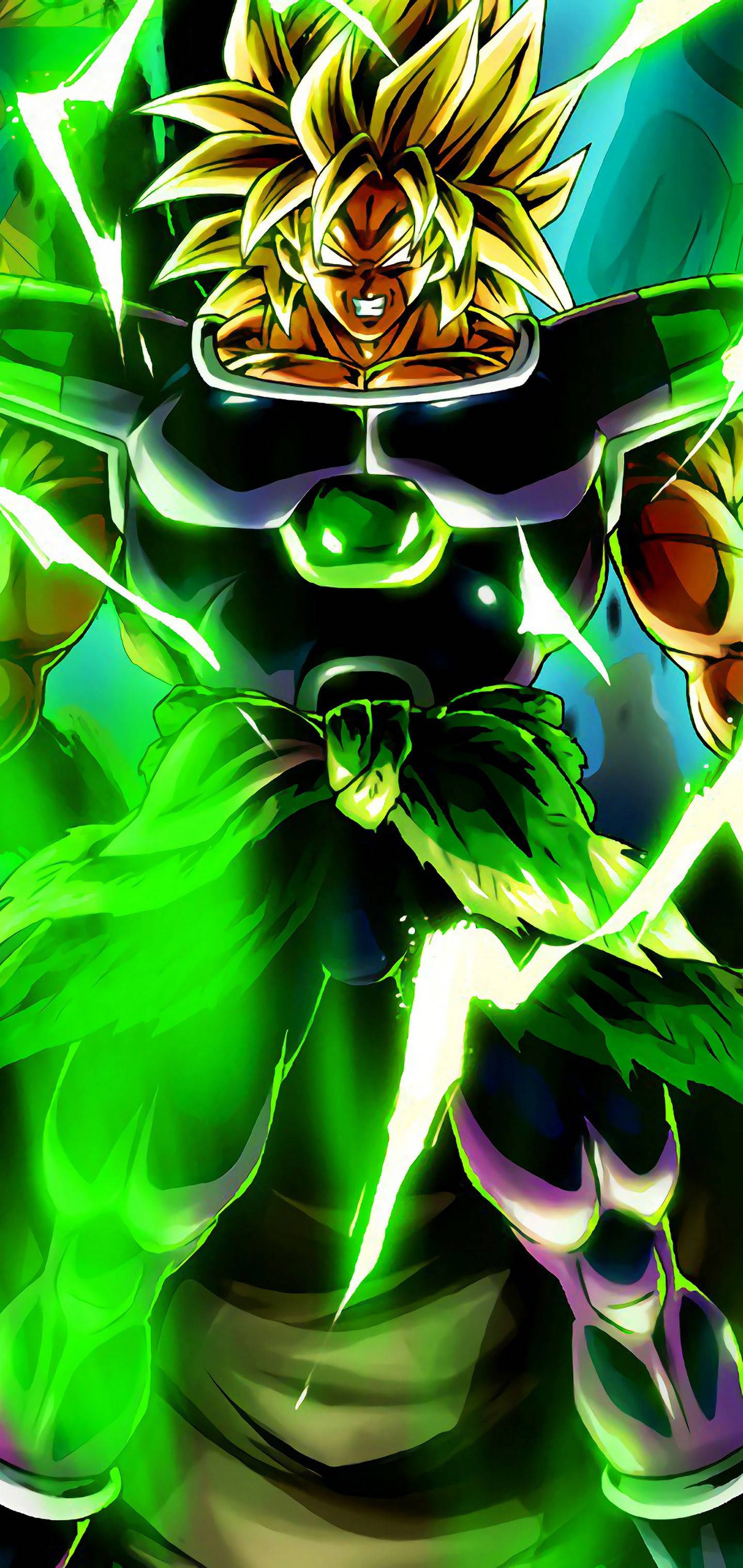 Unleash the Power of Super Saiyan Broly Picha ya Ukuta