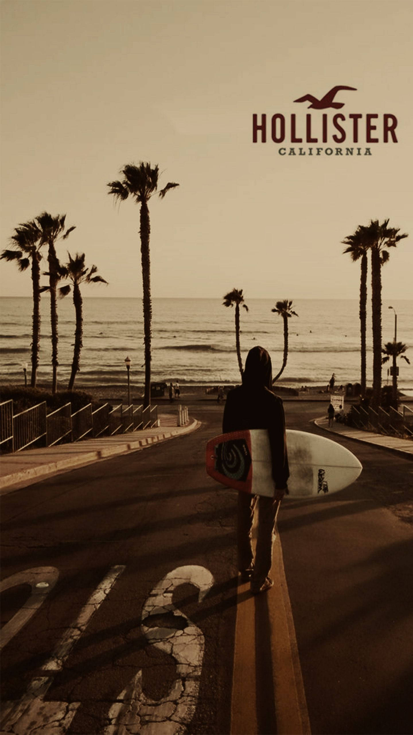Unleashing the California Spirit: A Hollister Surfer Picha ya Ukuta