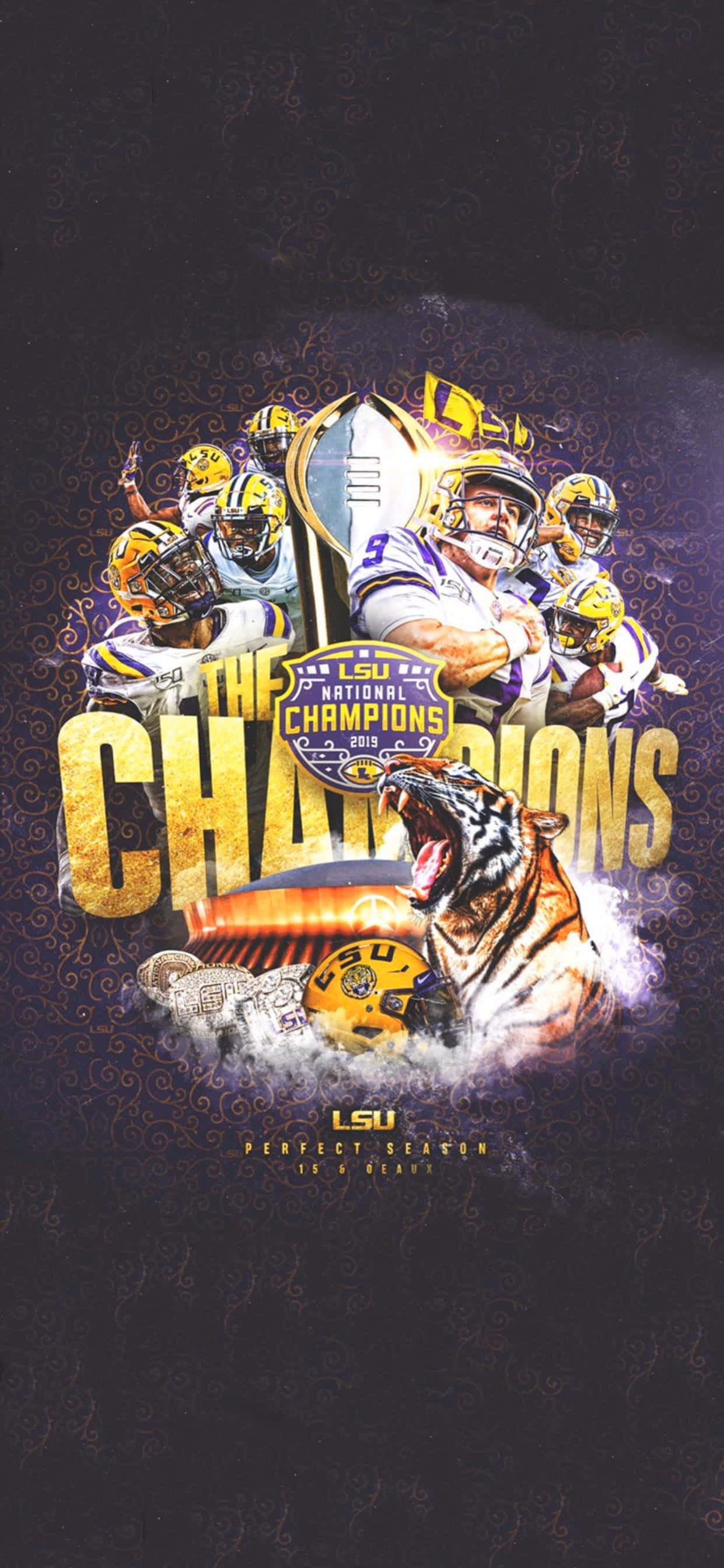 Unlock the power of a new LSU Tigers iPhone experience. Picha ya Ukuta