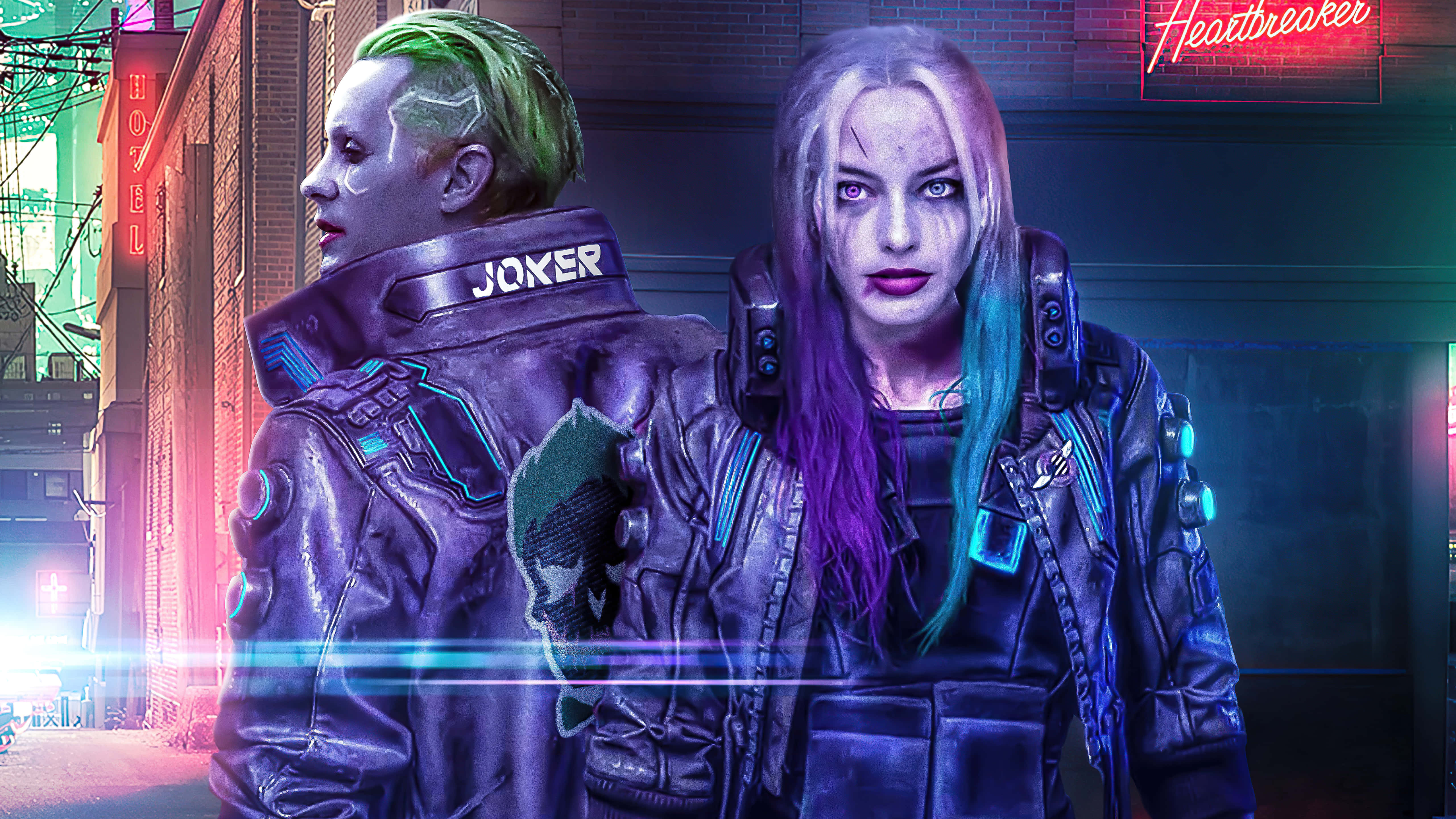 Upendo hushinda yote, hata Suicide Squad. Picha ya Ukuta