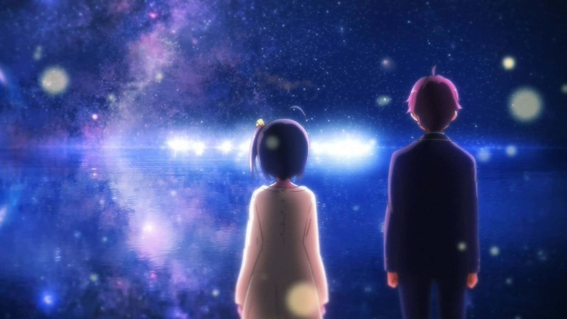 Upendo wa Anime Angani, Chunibyo na Ndoto Zingine Picha ya Ukuta