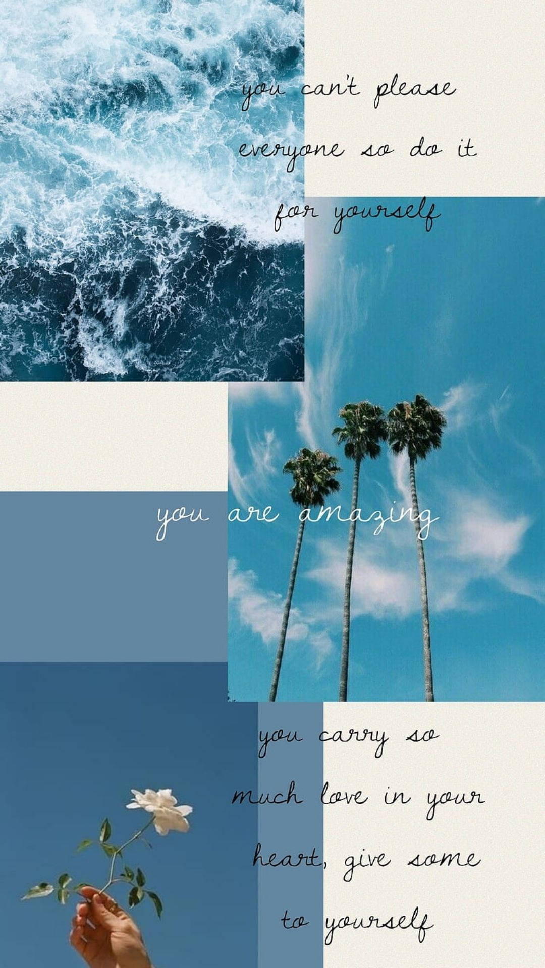 Upendo wa Bluu Aesthetic Picha ya Ukuta
