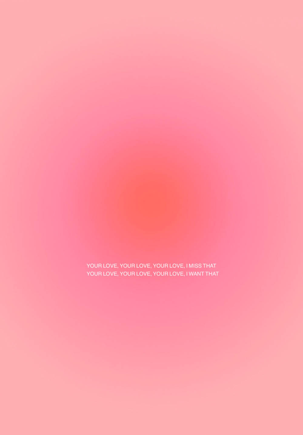 Upendo Wako Pink Aura Aesthetic Picha ya Ukuta