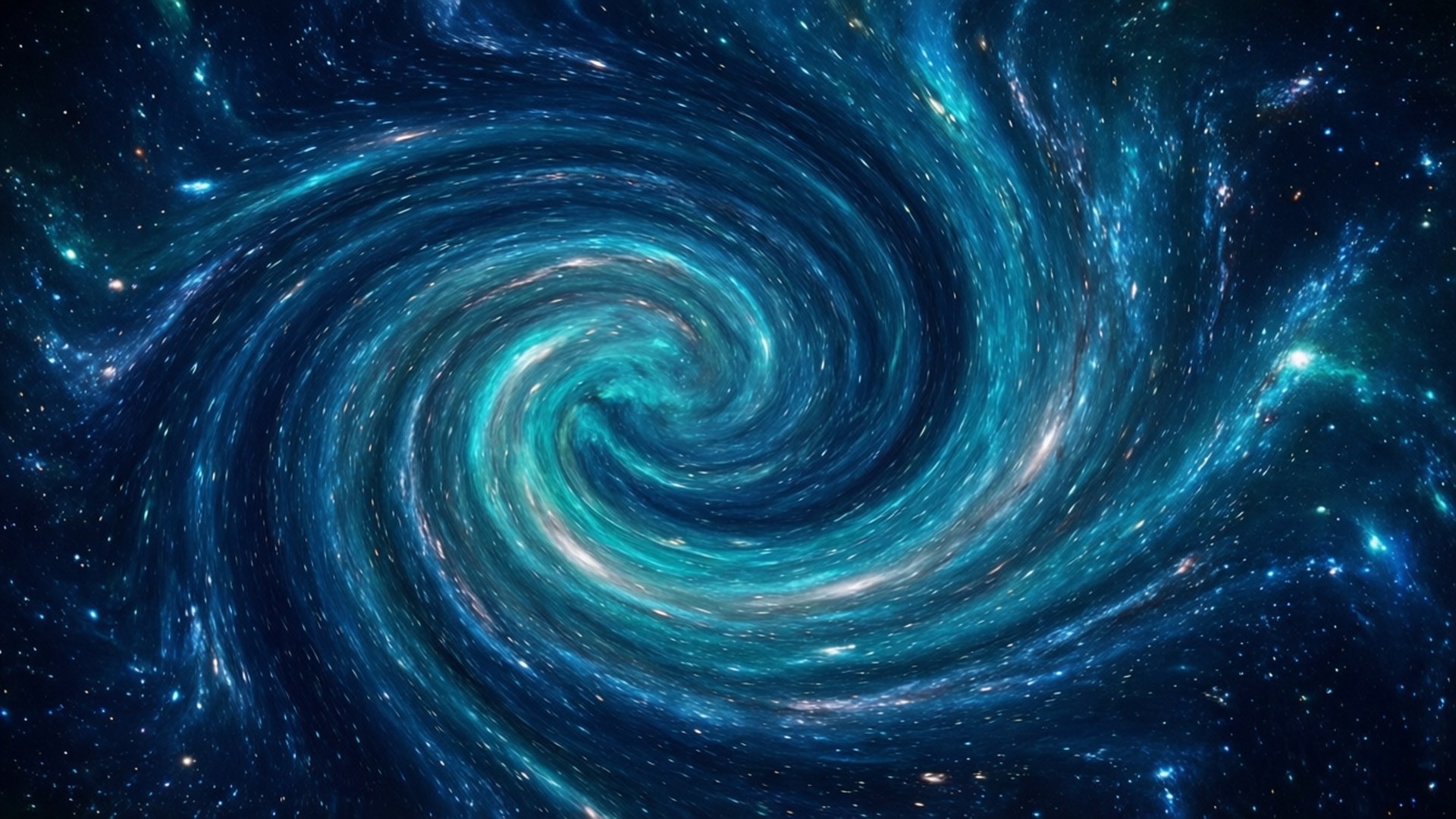 Upepo wa Bluu wa Cosmic Picha ya Ukuta