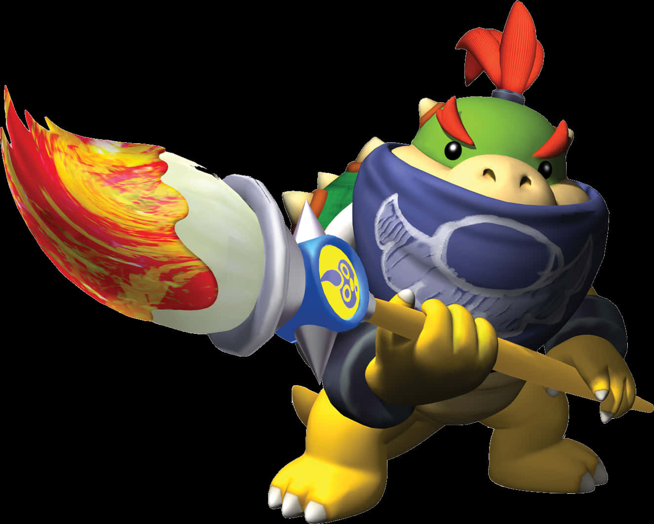 Upepo wa Moto wa Bowser Jr. Picha ya Ukuta