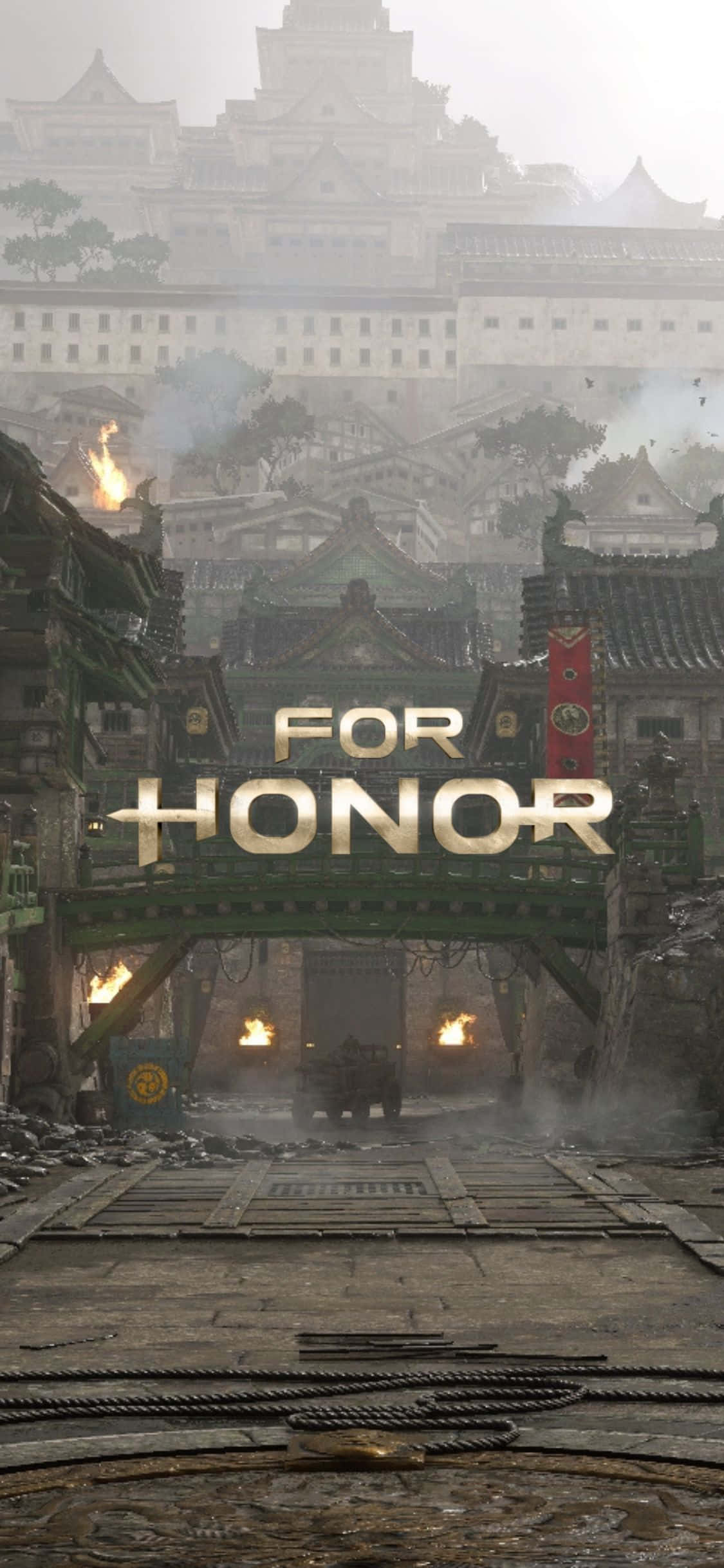 Kukuza uzoefu wako na iPhone Xs For Honor. Picha ya Ukuta