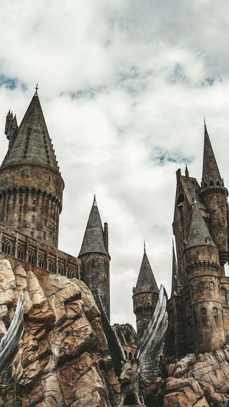 Urembo wa Kichawi wa Hogwarts Picha ya Ukuta