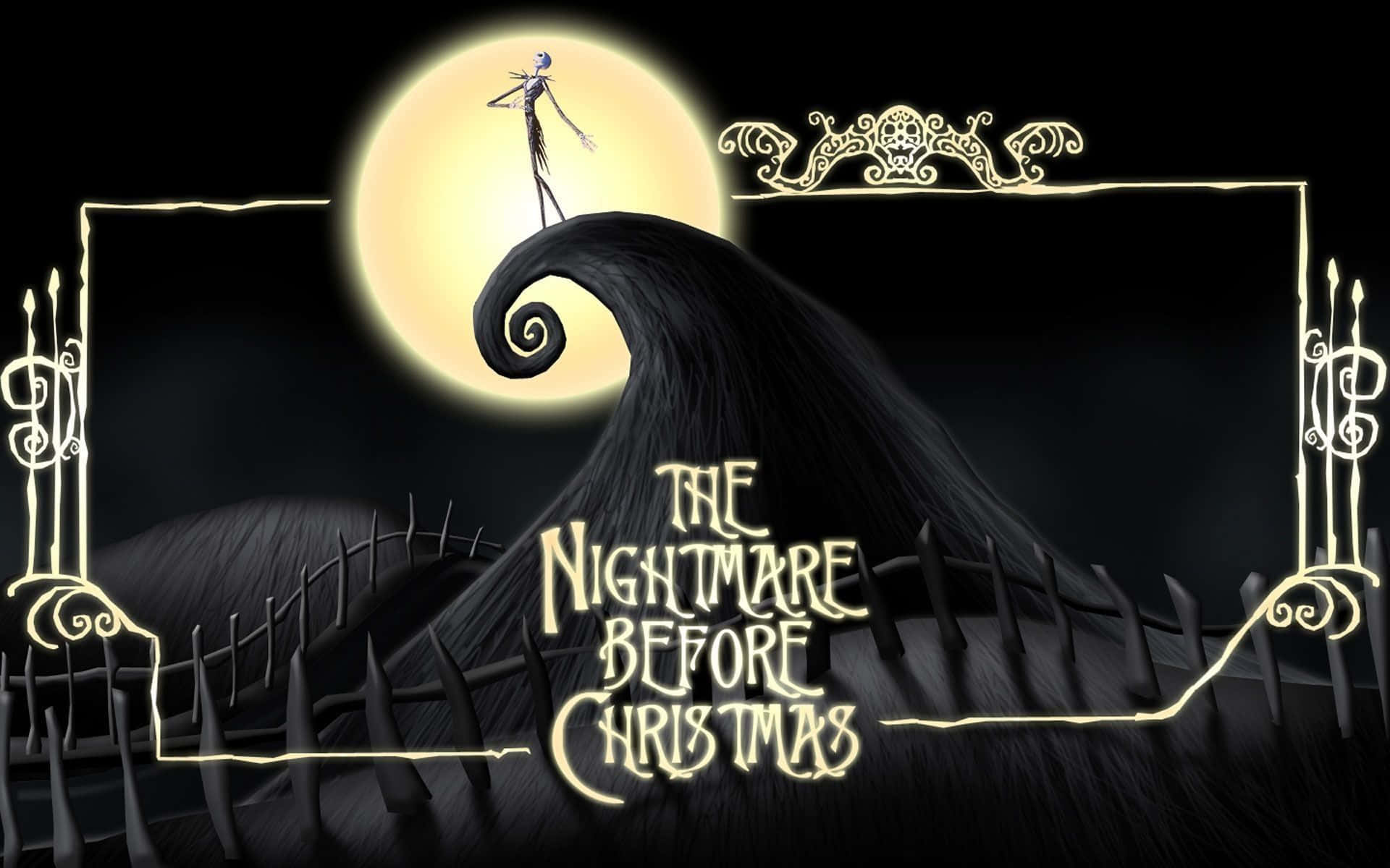 Usiku wa Kutisha Kabla ya Krismasi wa Tim Burton Picha ya Ukuta