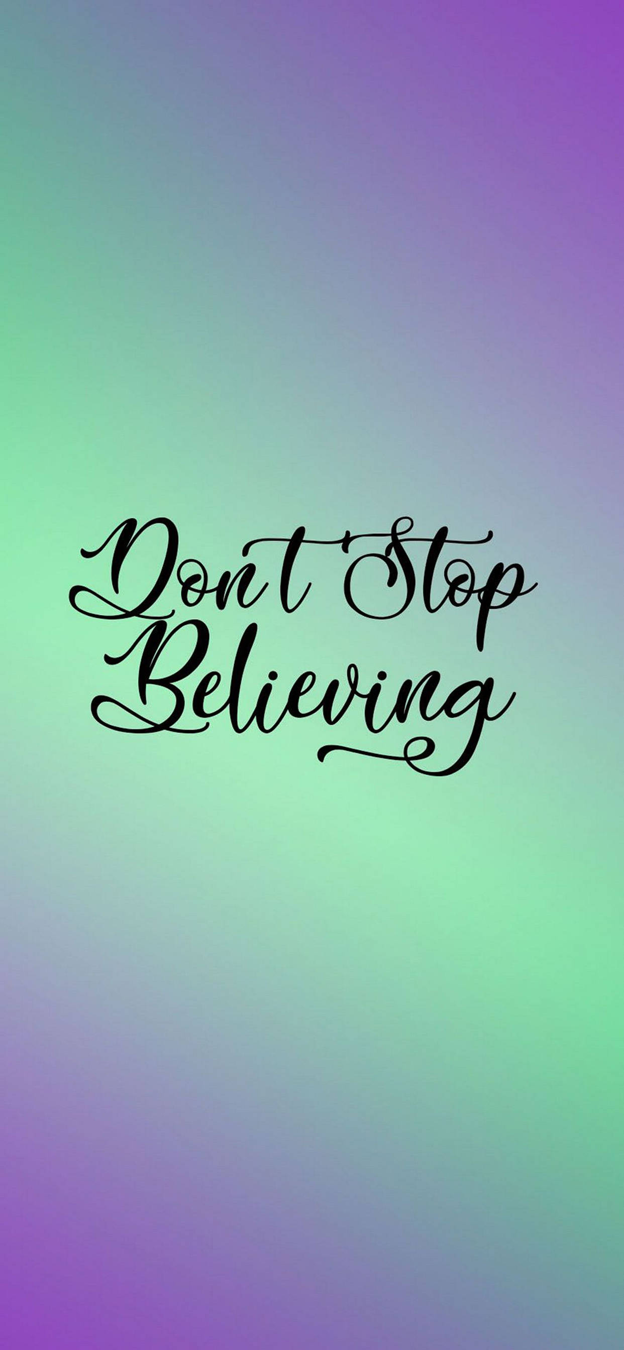 Usiweze Kufikiri Motivational iPhone Picha ya Ukuta