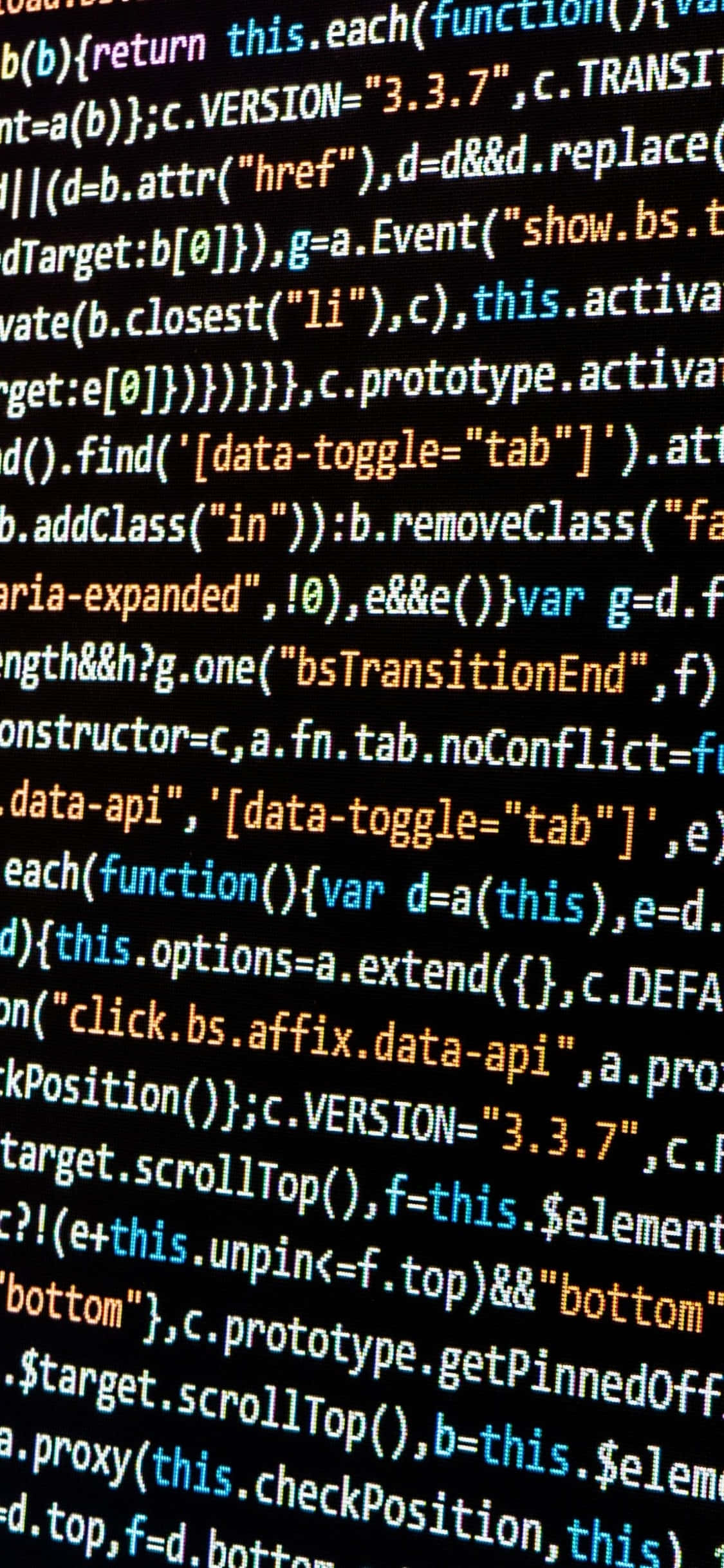 iPhone Xs Programming Background Computer Coding Picha ya Ukuta