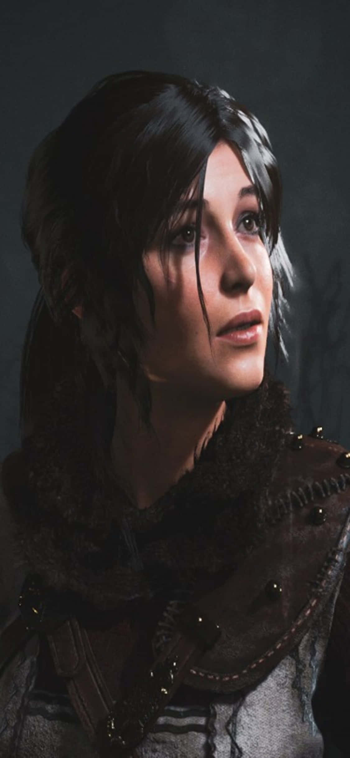 Utafiti wa mabaki ya zamani kwa nguvu ya iPhone X katika Shadow of the Tomb Raider. Picha ya Ukuta