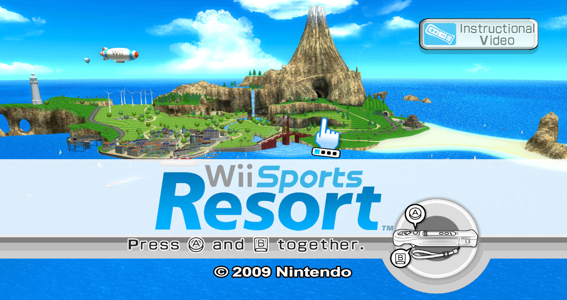 Utangulizi wa Mchezo wa Wii Sports Resort Picha ya Ukuta