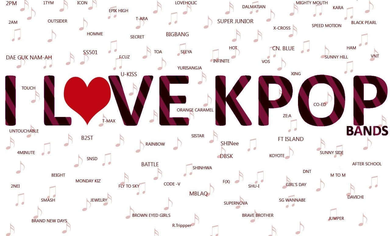 Utendaji wa Kikundi cha Kpop Jukwaani Picha ya Ukuta