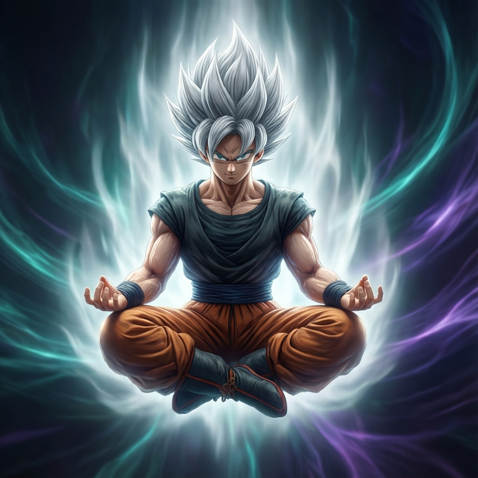 Utulivu wa Ultra Instinct Picha ya Ukuta