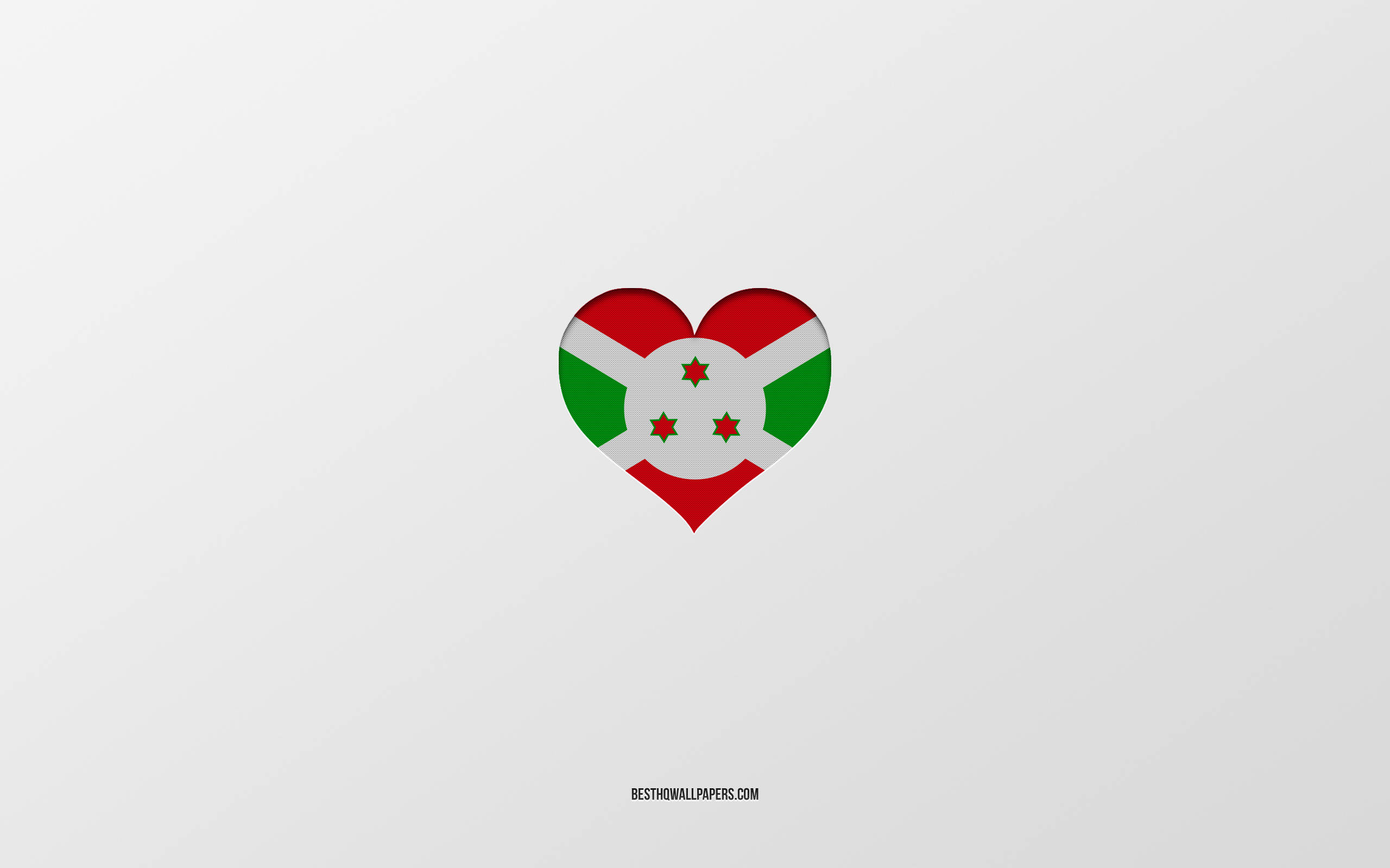 Uwakilishi Rahisi wa Bendera ya Burundi Picha ya Ukuta