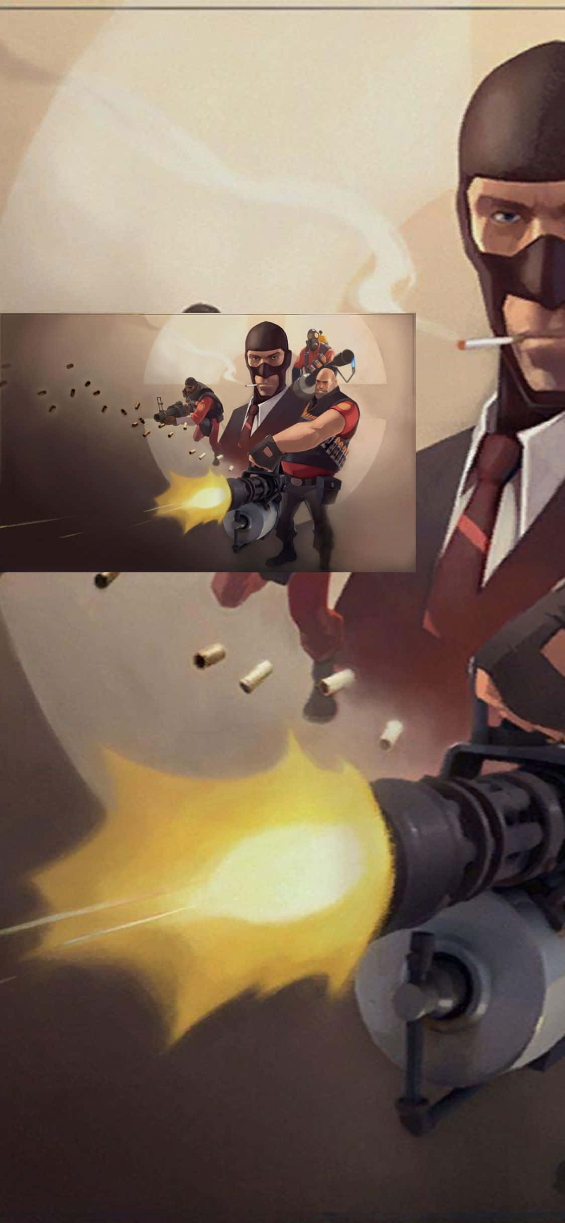 Uzoefu bora wa michezo ya kubahatisha: iPhone XS na Team Fortress 2 Picha ya Ukuta
