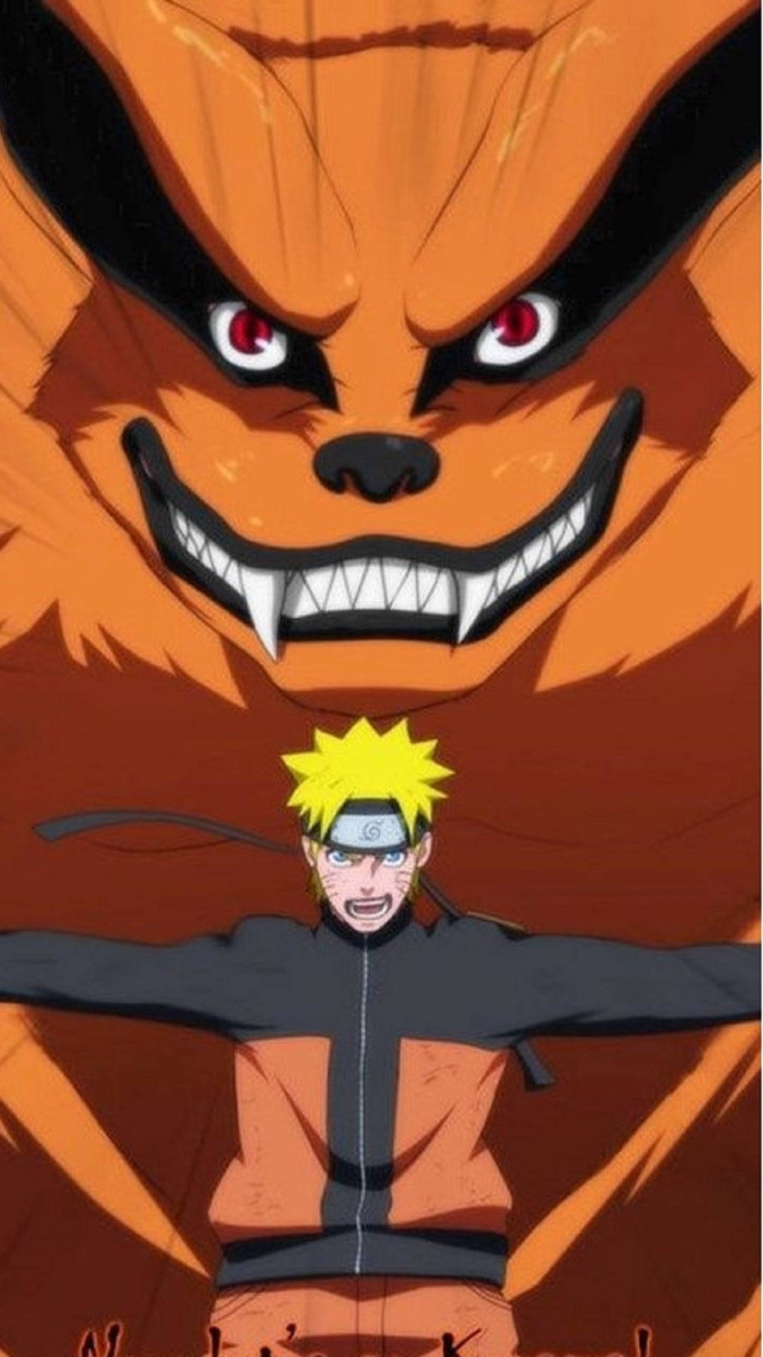 Uzumaki Akimiliki Naruto Kurama Picha ya Ukuta
