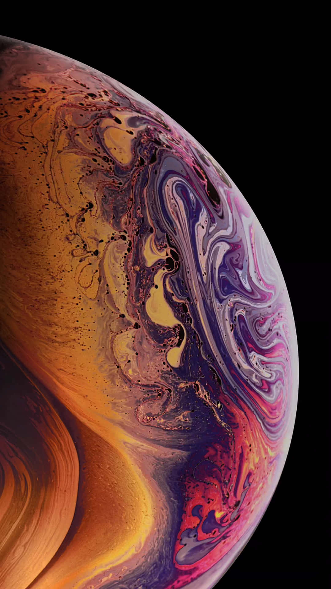 Uzuri wa Anga Uliopigwa na iPhone Xr Picha ya Ukuta
