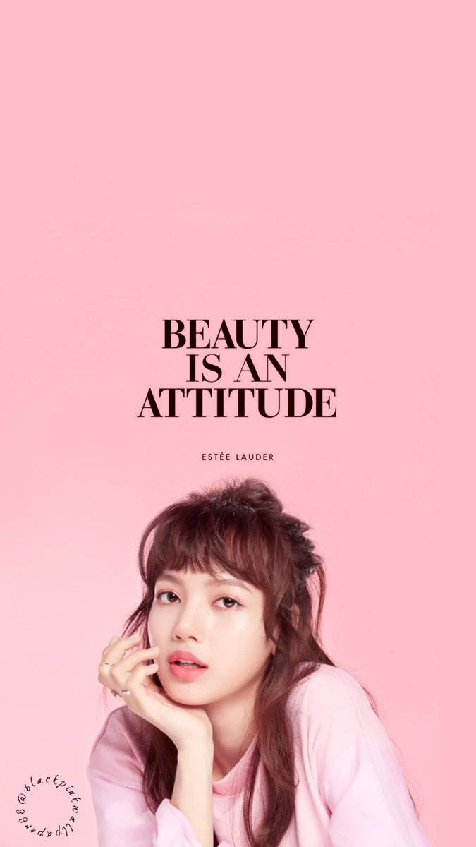 Uzuri wa Blackpink Lisa Ni Mtazamo Picha ya Ukuta