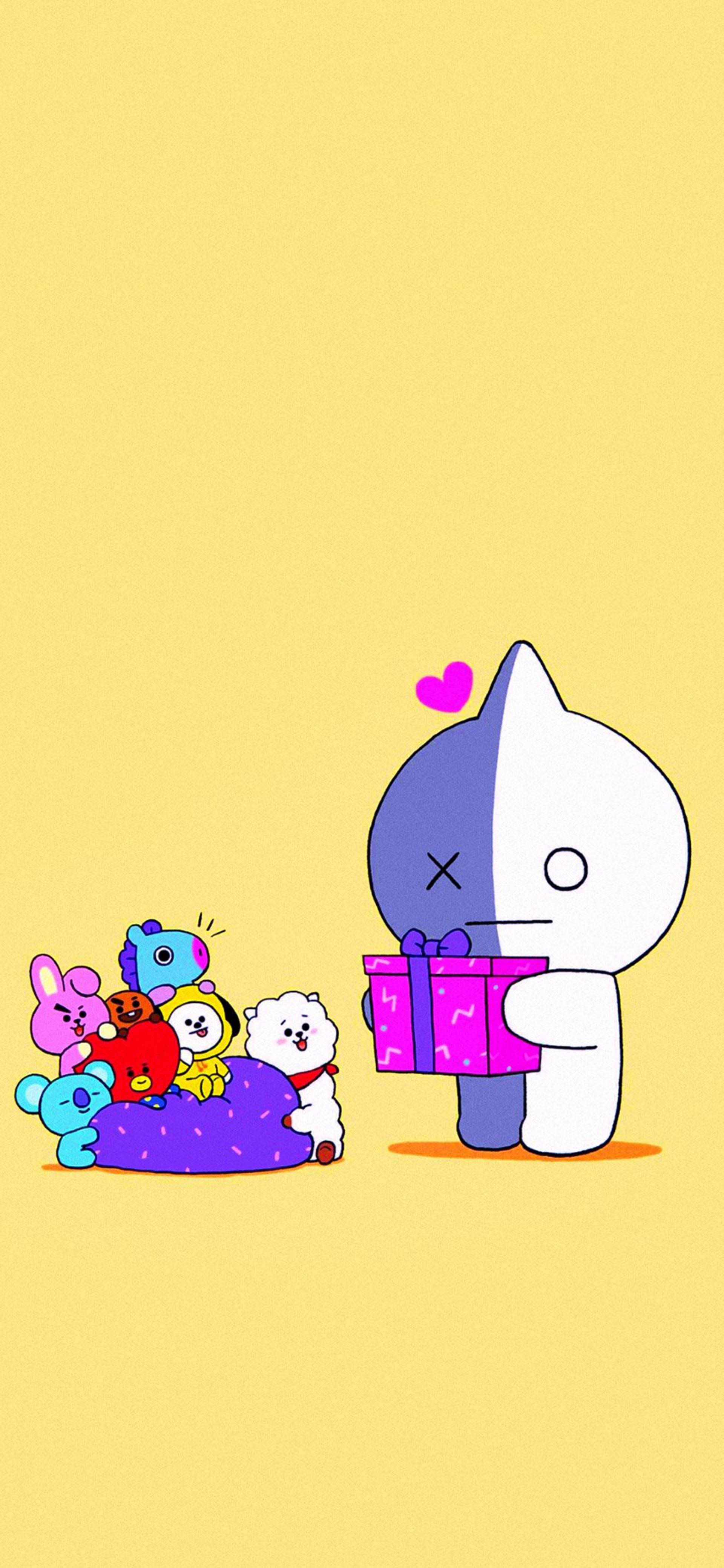 Van BT21 Inatoa Hadiya Picha ya Ukuta