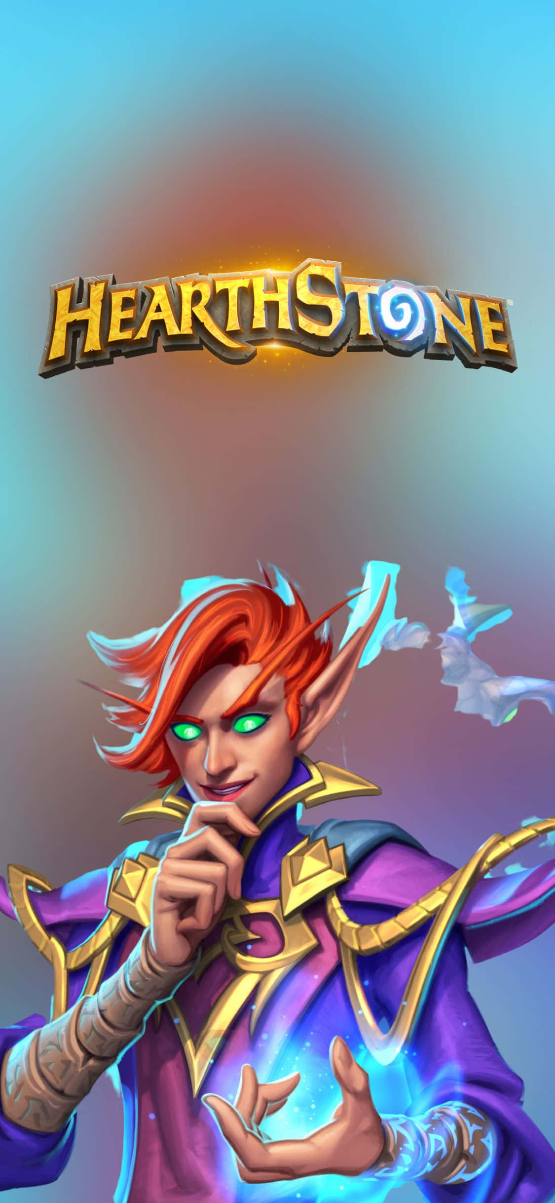 Varden Dawngrasp iPhone XS Hearthstone Background Picha ya Ukuta