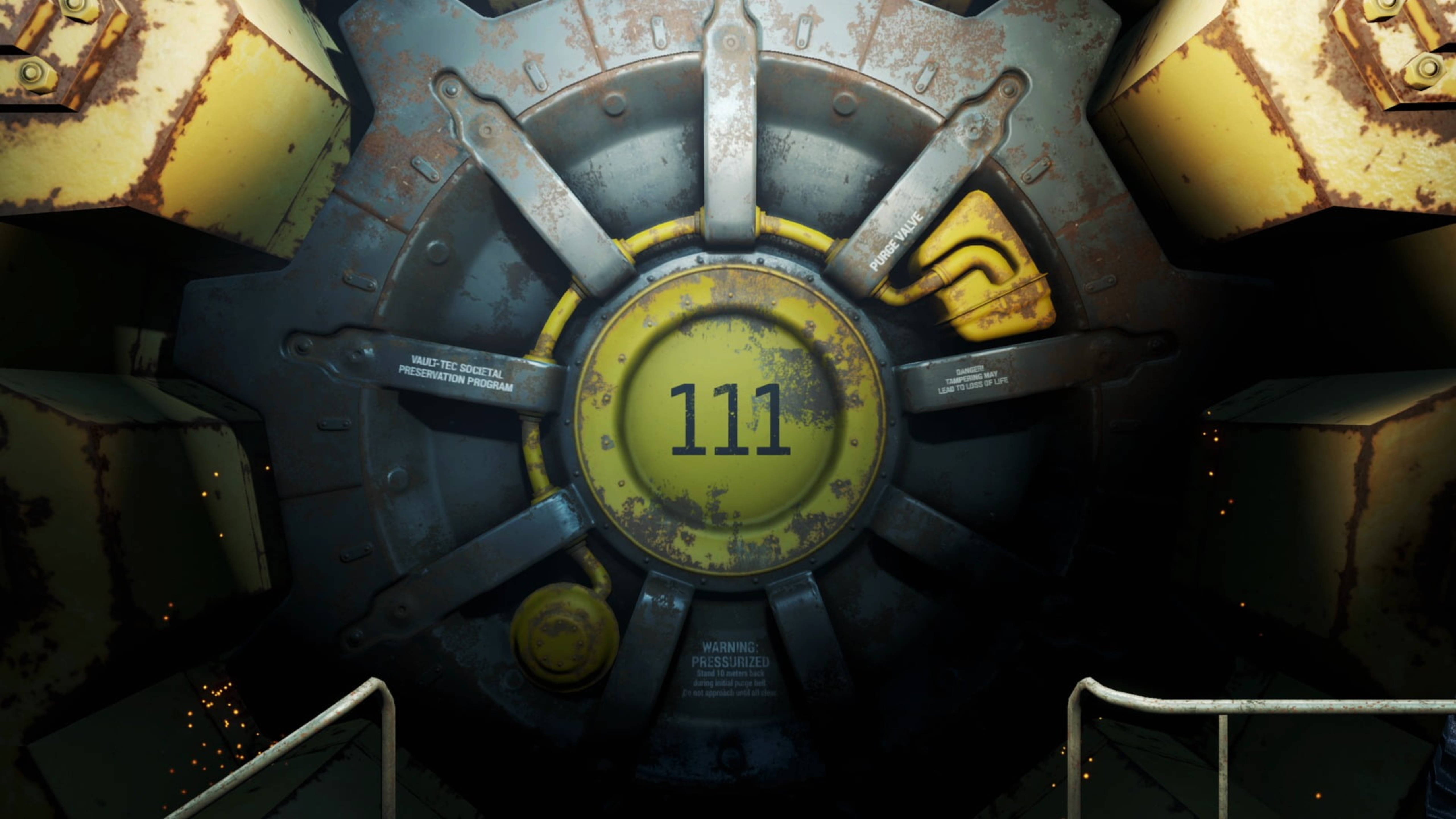 Vault Namba 111 Fallout 4 4K Picha ya Ukuta