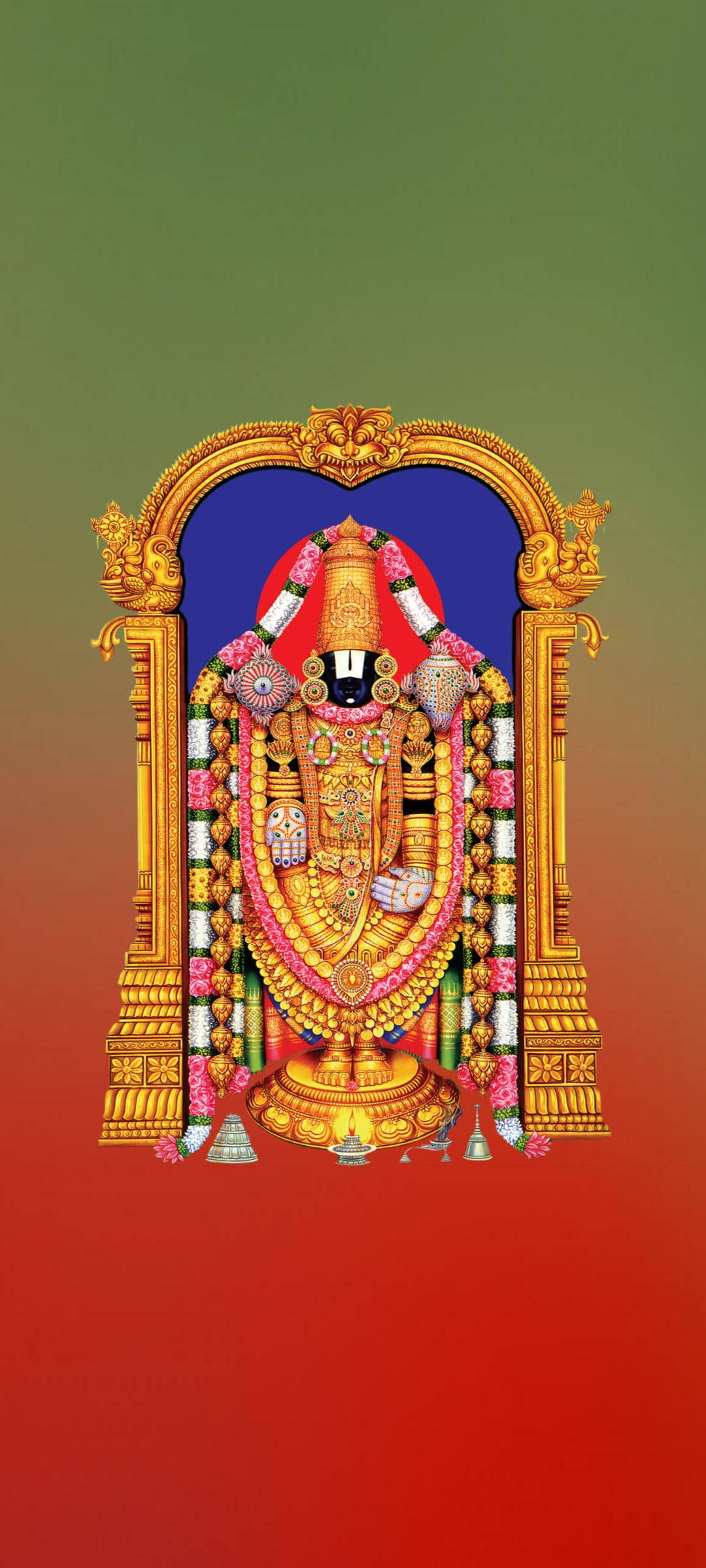 Venkateswara Swamy Mungu wa Hindi Picha ya Ukuta