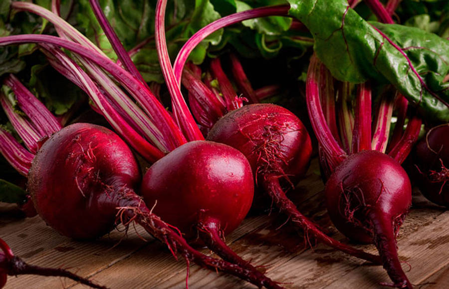 Viazi vitamu vya rangi ya zambarau Picha ya Ukuta