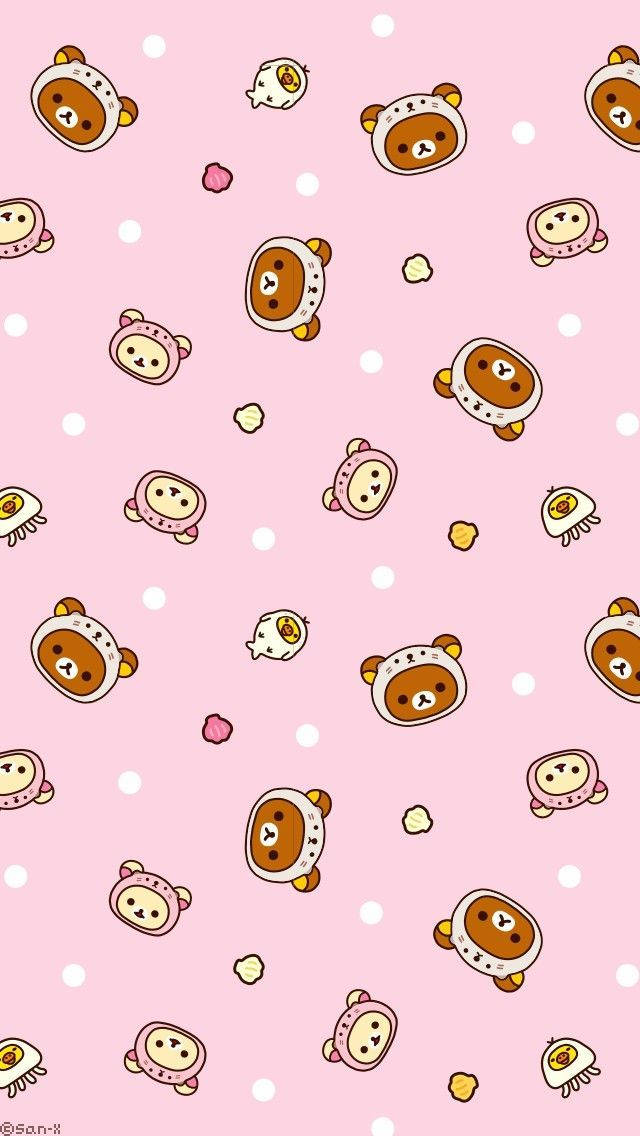 Vichwa vya Rilakkuma na Korilakkuma vya Kawaii HD Picha ya Ukuta