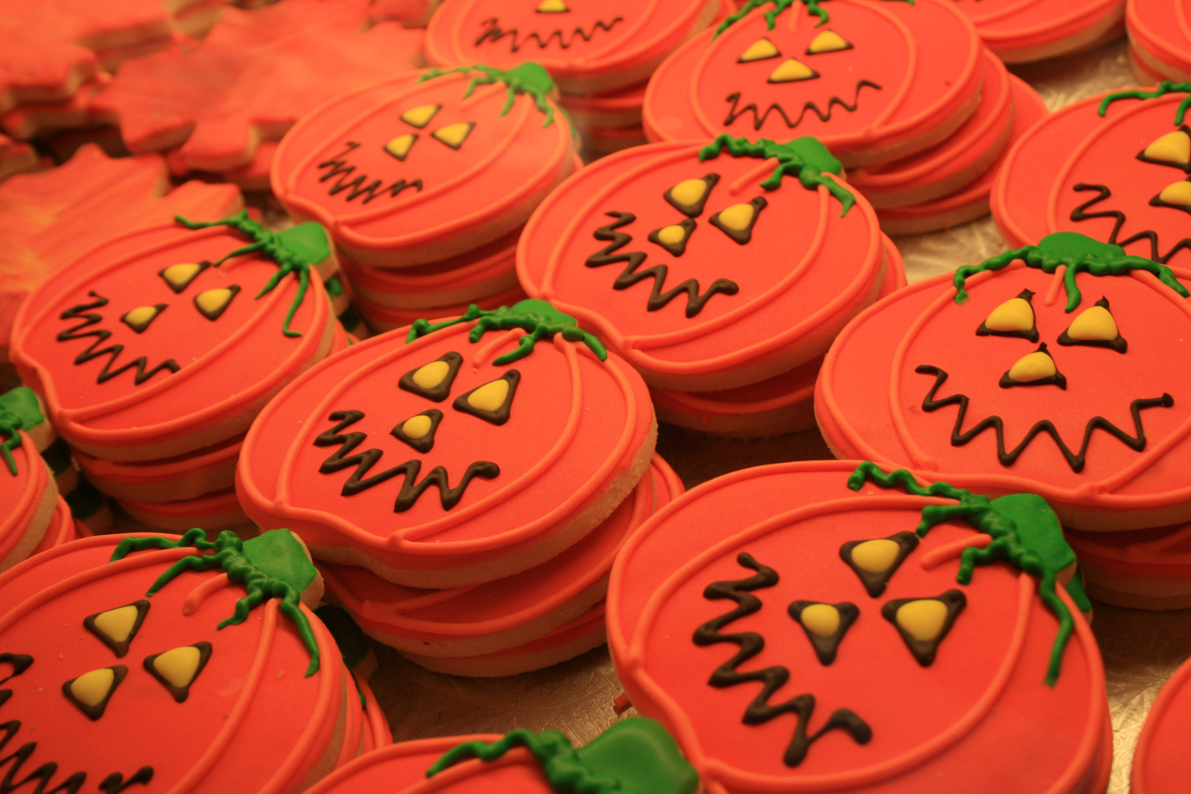 Vidakuzi vya Halloween vya Malenge Picha ya Ukuta