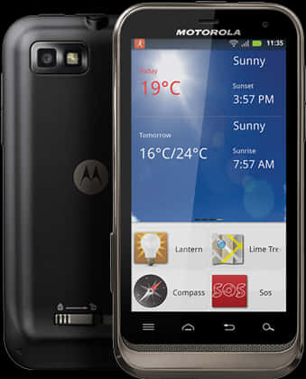 Vidau vya Hali ya Hewa vya Simu ya Motorola Android Picha ya Ukuta