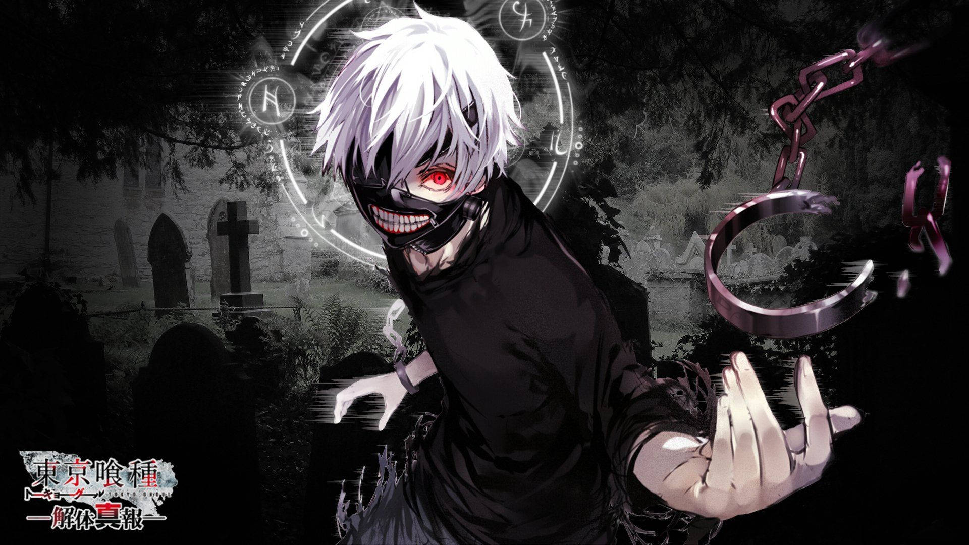 Vifungu vya Ken vya Wahusika wa Tokyo Ghoul Picha ya Ukuta