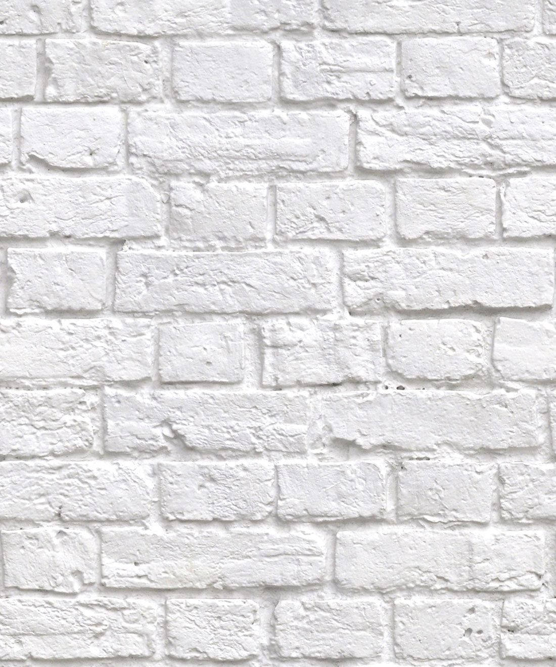 Vintage white brick in English Bond pattern Picha ya Ukuta