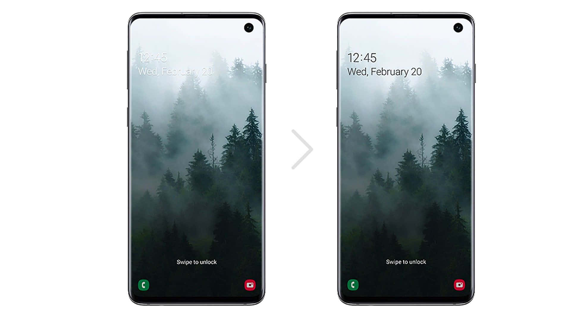 Vipengele vya kimapinduzi zaidi vya Samsung Galaxy S10 katika picha moja. Picha ya Ukuta