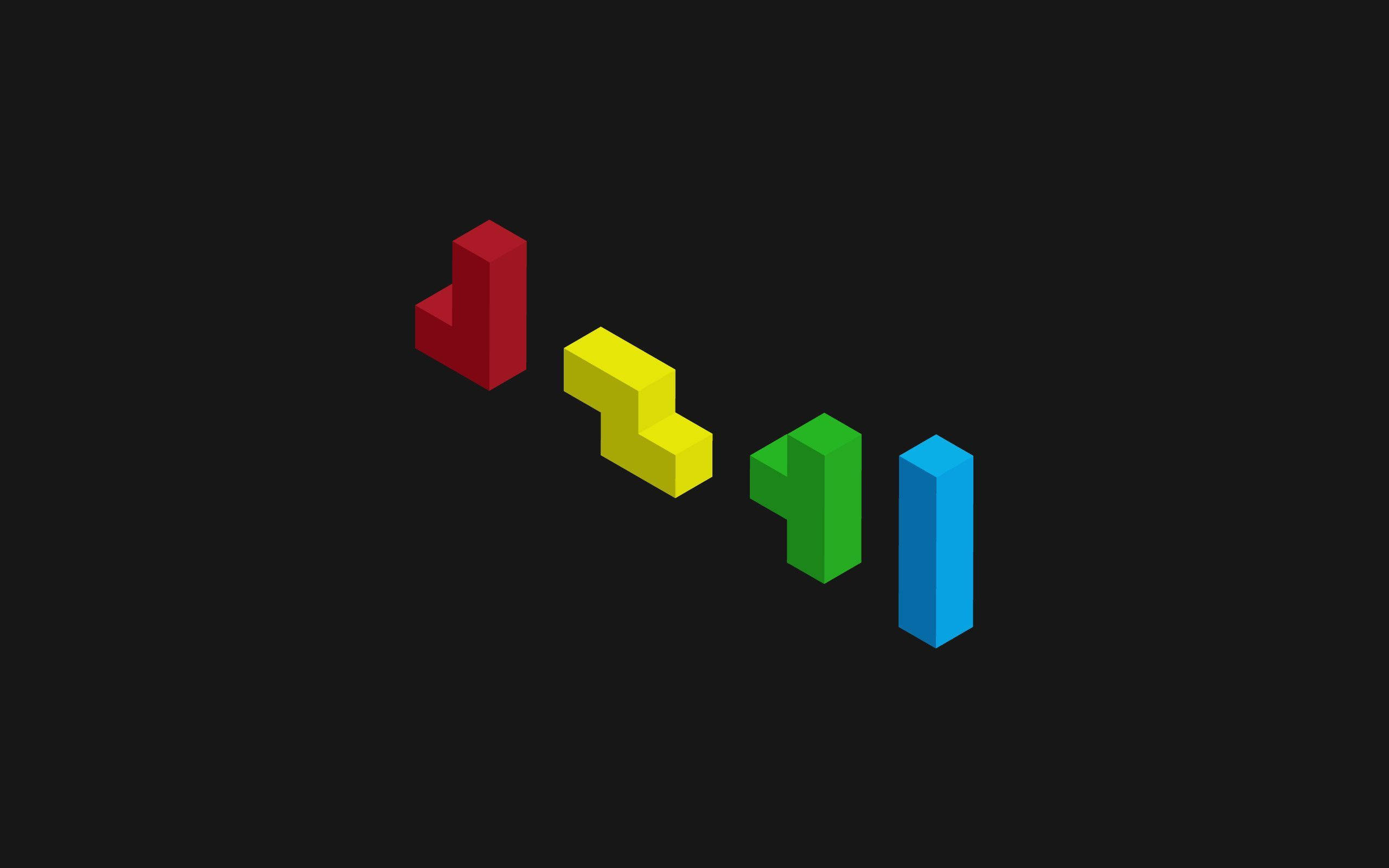 Vitalu vya Mchezo wa Tetris Picha ya Ukuta