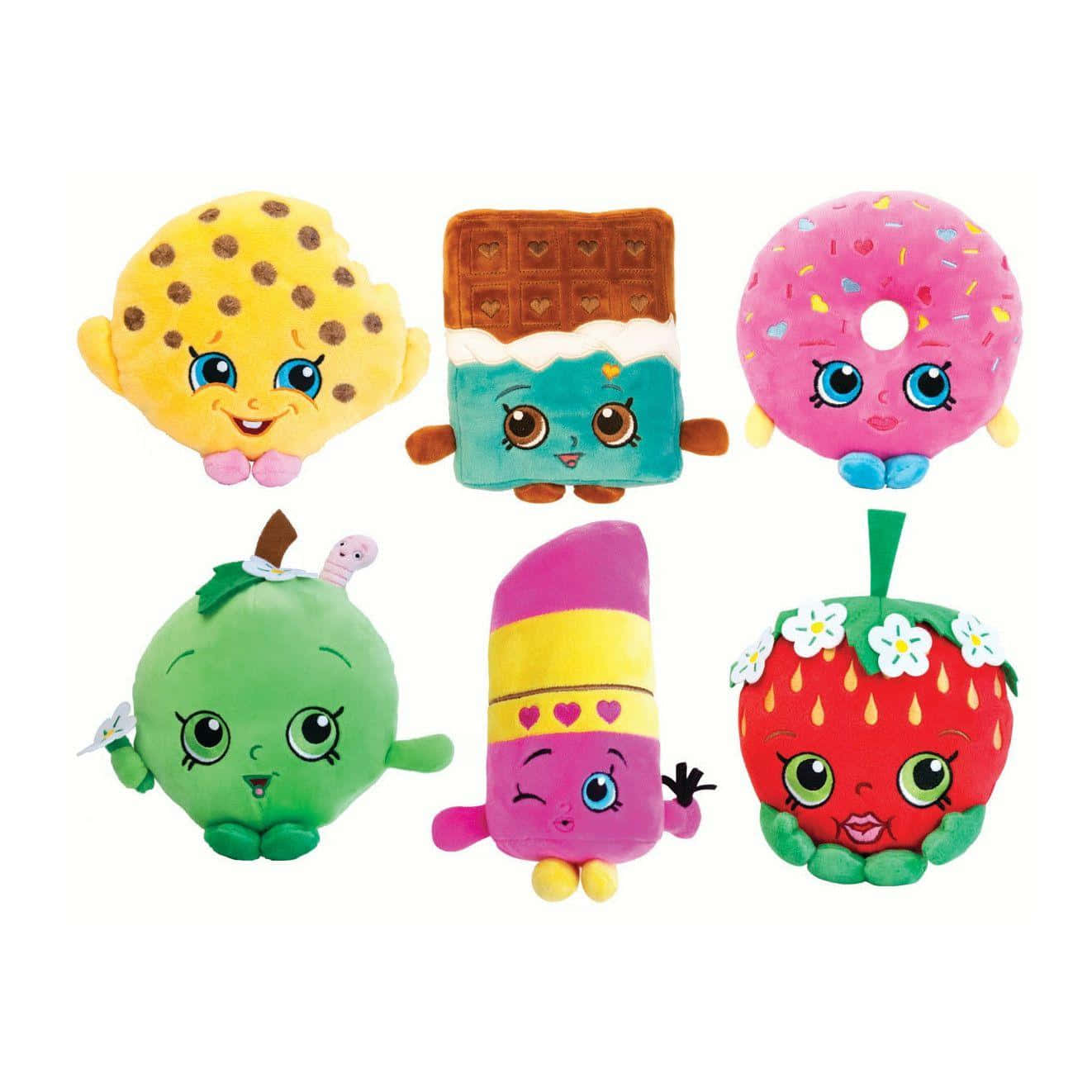 Vitu vya Kuchezea vya Plush vya Shopkins Picha ya Ukuta