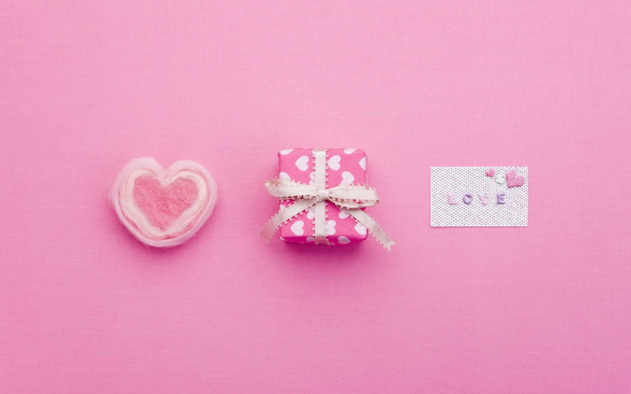 Vitu vya Pink vya Kupendeza Picha ya Ukuta